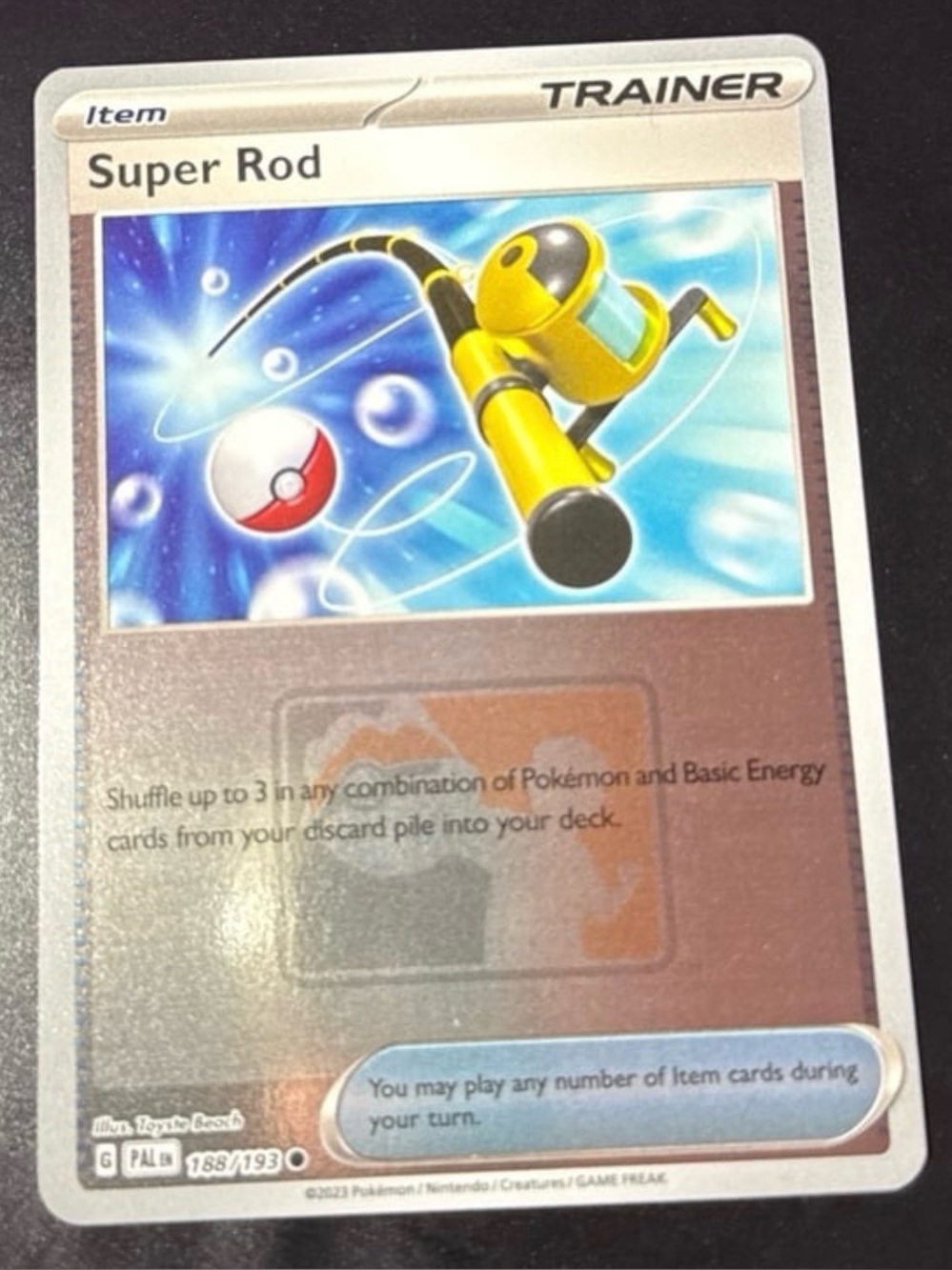 Super Rod 188/193 League & Champions Promo 2023 released Art Rare style stamped